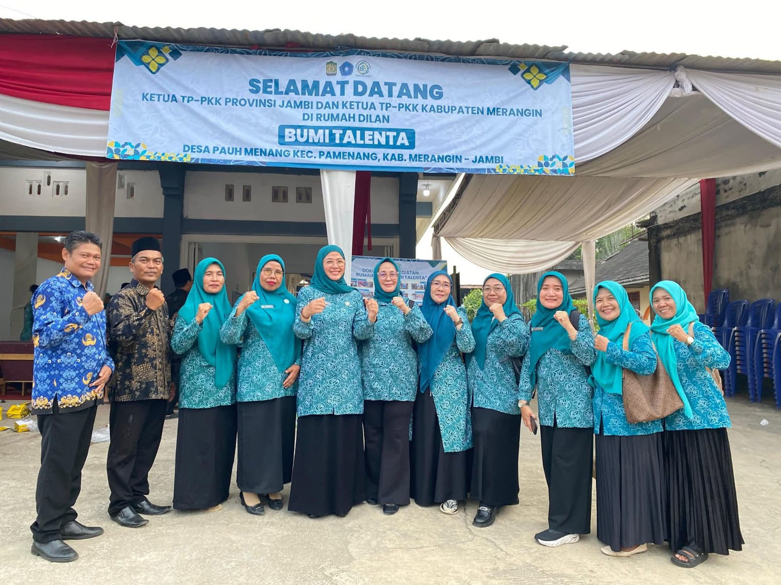Kunjungan Ketua TP PKK Provinsi Jambi ke Rumah DILAN 
